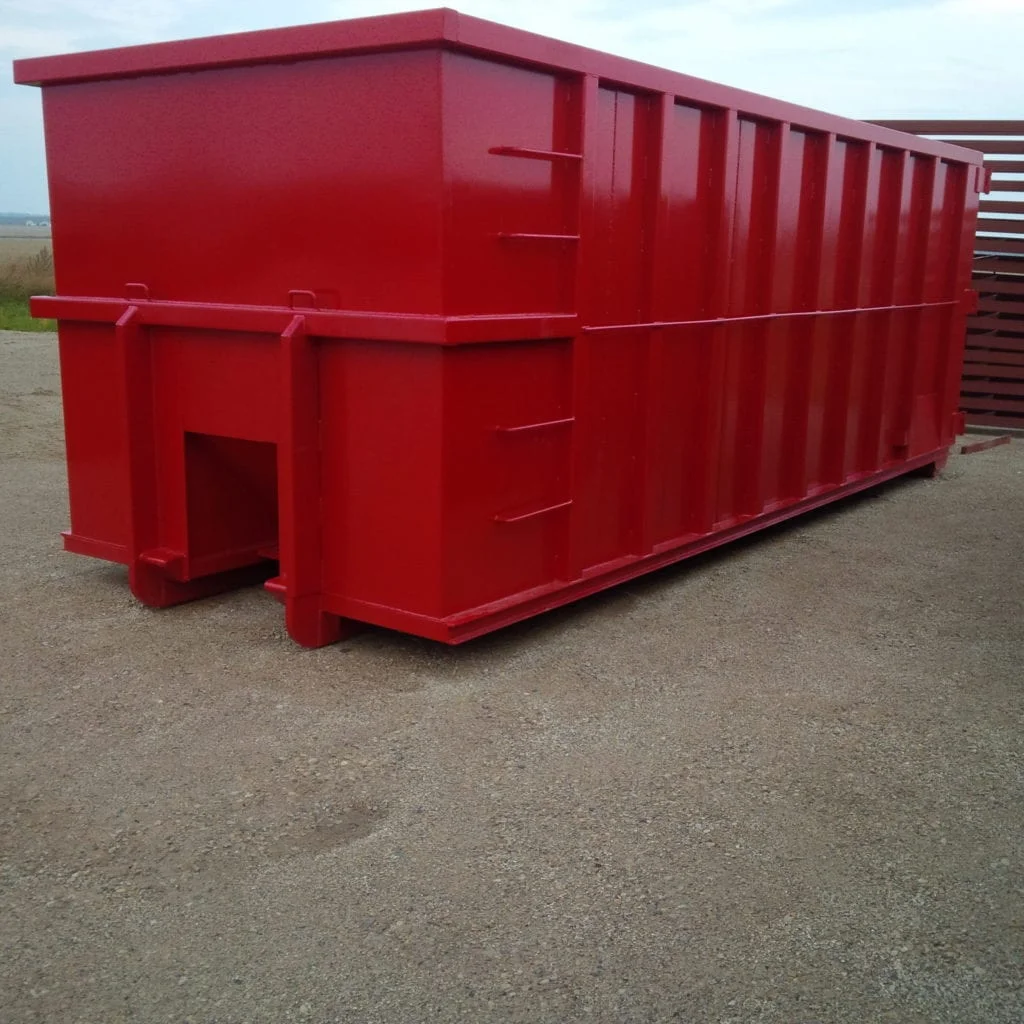 Customized Carbon Steel Hook Lift Container Outdoor Large Hook Lift Bin For Waste Disposal