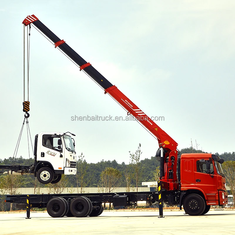 По заводской цене 6x4 грузовой автомобиль с SPS30000 Palfinger кран 10 тонн 12 14 Телескопический гидравлический