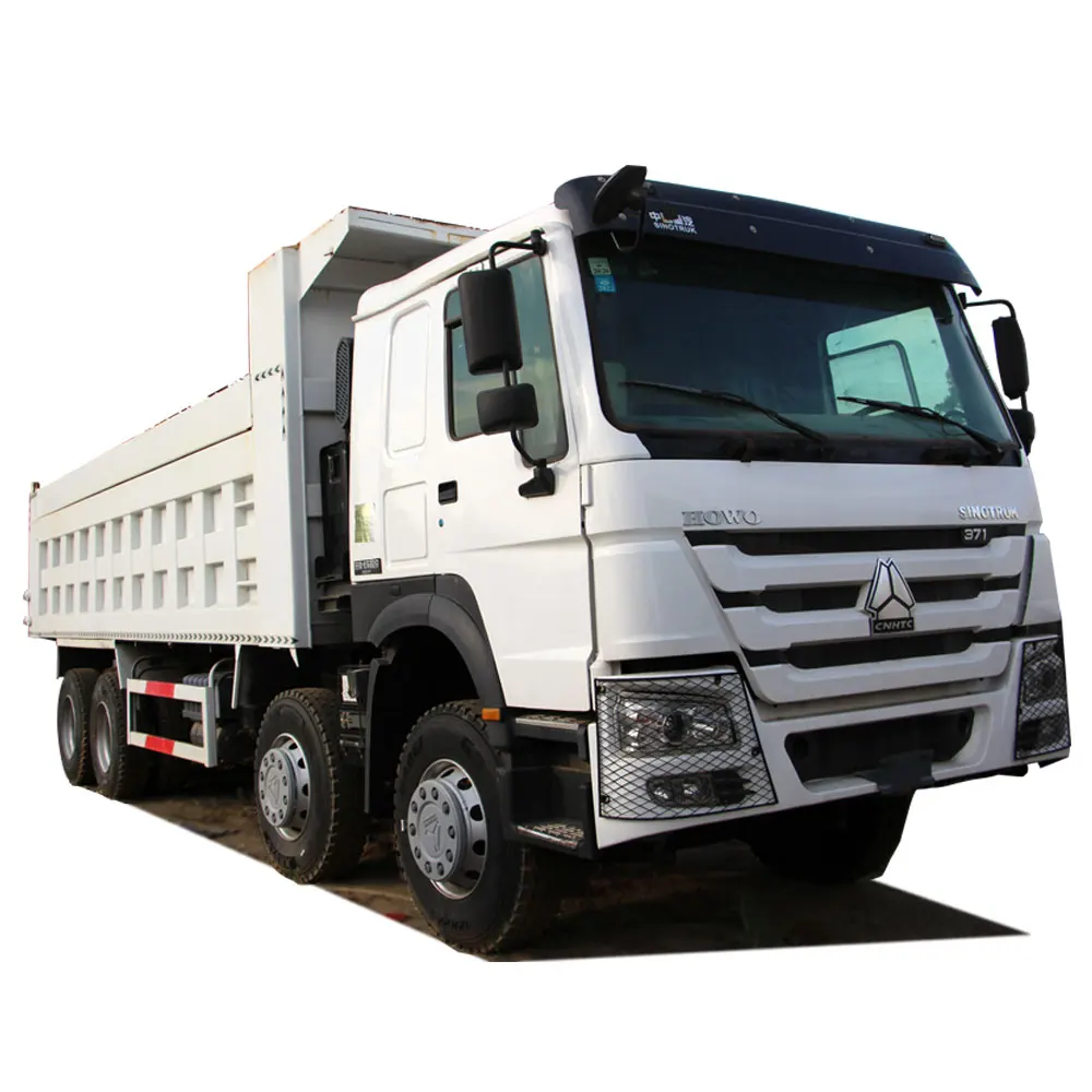 Used 8x4 12 Wheelers 375 hp 30 Cubic Meters 50 60 Ton Heavy Loading Mining Howo Dump Trucks With Sinotruk Engine