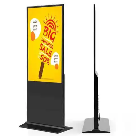 Digital Poster Kiosk 4K Full Screen Indoor Media Advertising Display Player LCD Digital Signage