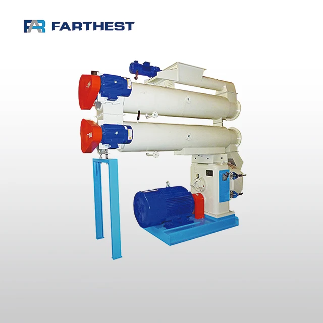 Changzhou Farthest 2 T/h Ring Die Feed Pellet Mill Machinery For Rainbow Trout Fish Feed