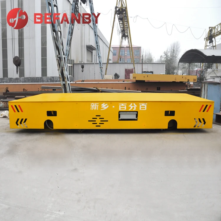 Hight frequency use electric rail heavy duty 100ton cable drum trolley