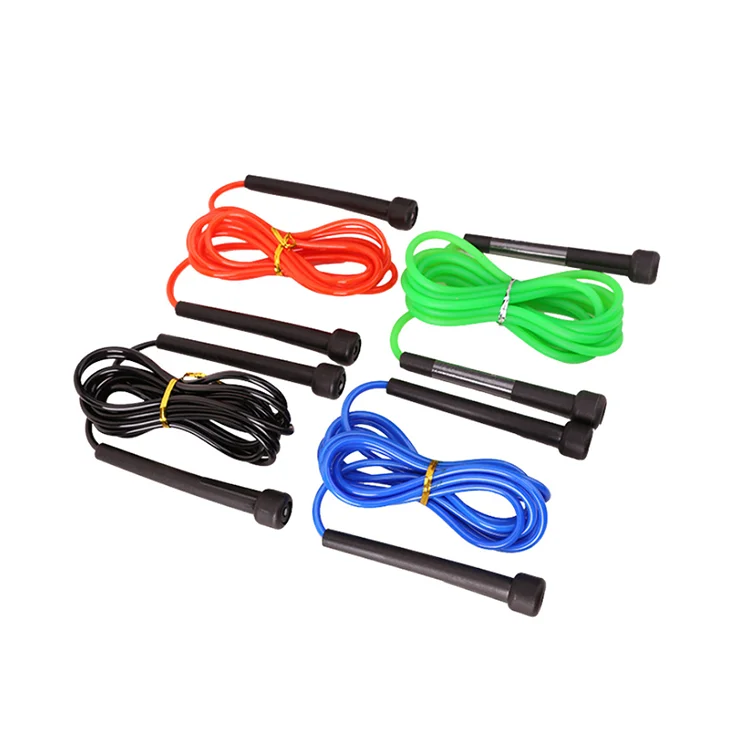 
Wholesale customized color Pvc skipping rope buy fitness exercise cheap jumping rope plastic jump rope 