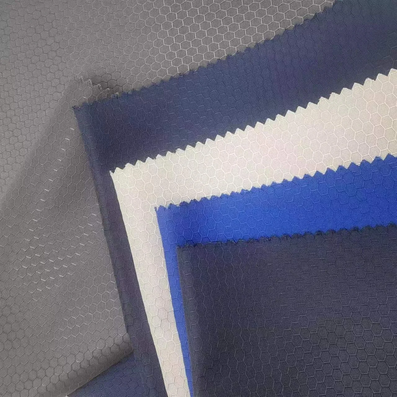 100% nylon waterproof football diamond lattice jacquard 420D nylon fabric