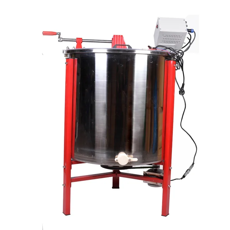 Beekeeping Equipment Honey Wax Separator 8/6 Frame Manual Honey Extractor Stainless Steel machine for bee farmer from