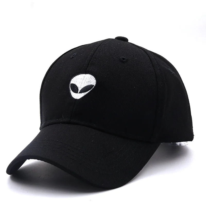 Wholesale Embroidered E.T. Alien logo Gorras  custom hats Adjustable Baseball Caps