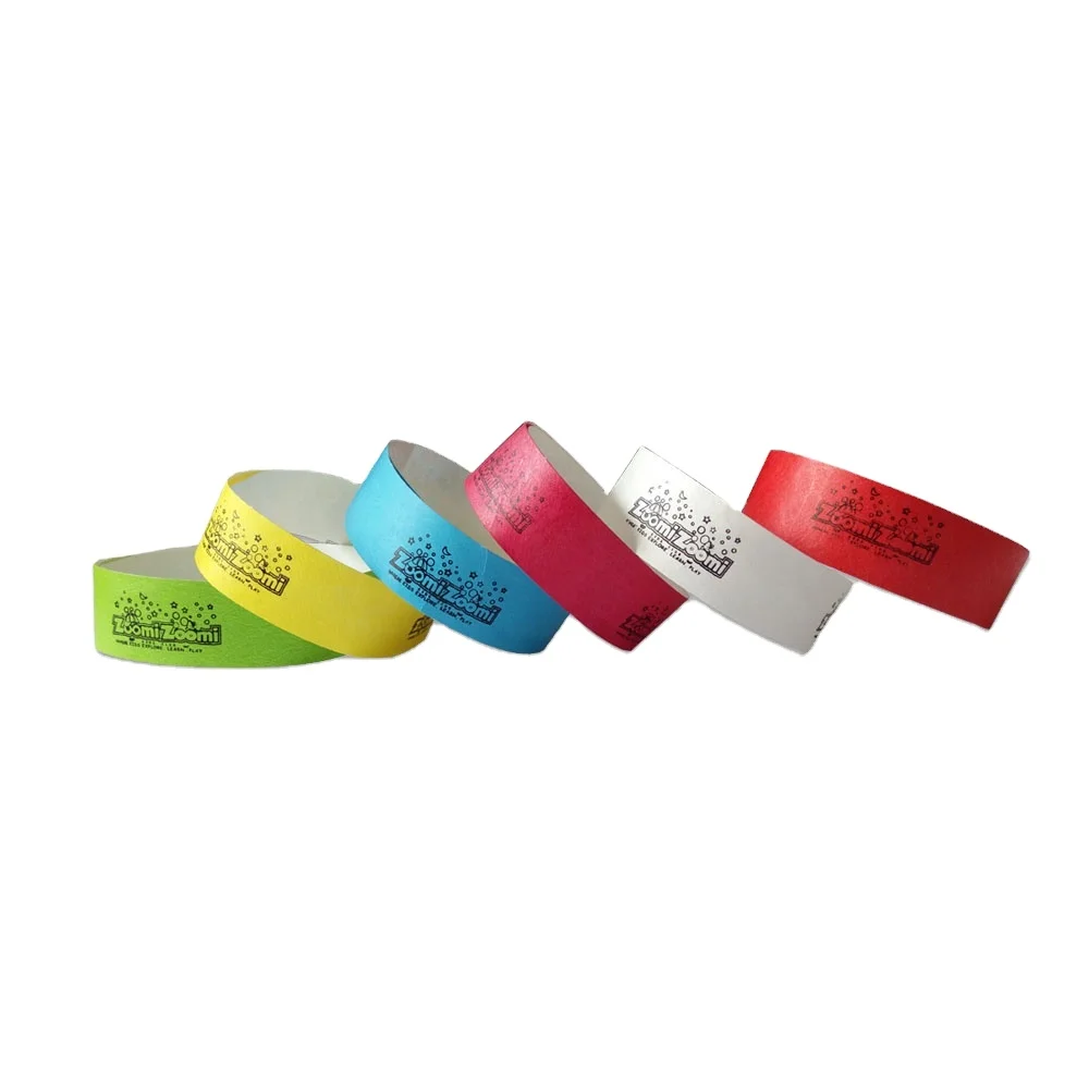 Arm Band Bracelets Wrist Band Custom Identify Dupont Tyvek Paper Wholesale Cheap Festival Party for Events Bar Tyvek Wristband