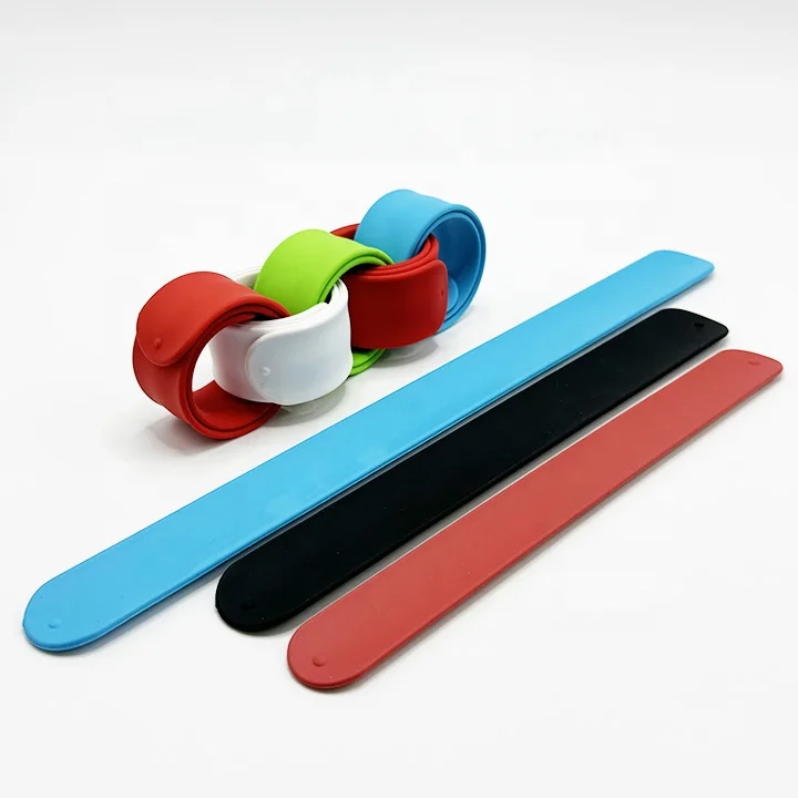 Manufacturer Custom Silicone Slap Band Wrap Slap Bands For Kids Led Children Slap Band Watch Flashing