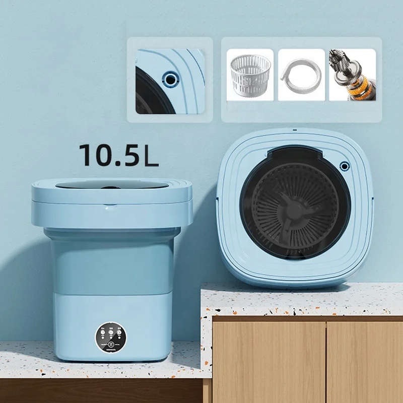 Warmstar Portable Small Folding Washing Underwear Lazy Socks Mini Electric Washing Machine With Dryer