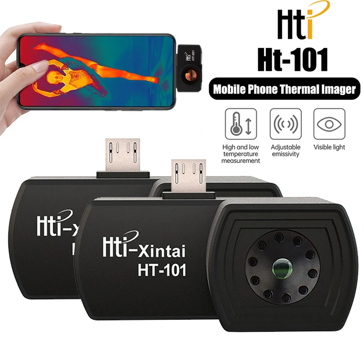 HTI HT-301 USB Thermal Imager Infrared Thermal Mobile Infrared Camera Brand New Quality Android C Mobile Infrared Camera HT-301 USB