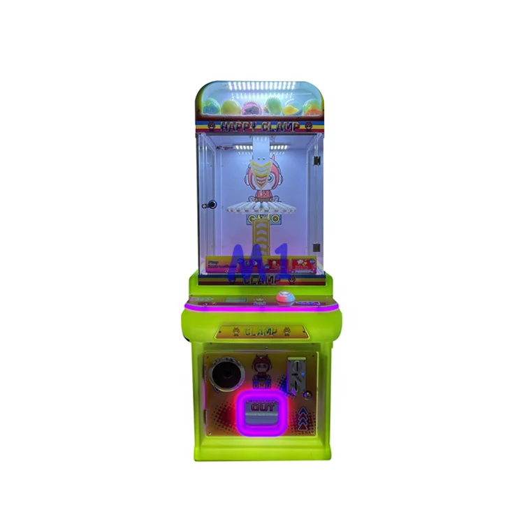 GOOD PROFIT Coin Operated Happy Clamp Redemption Prize Vending Arcade Game Machine
