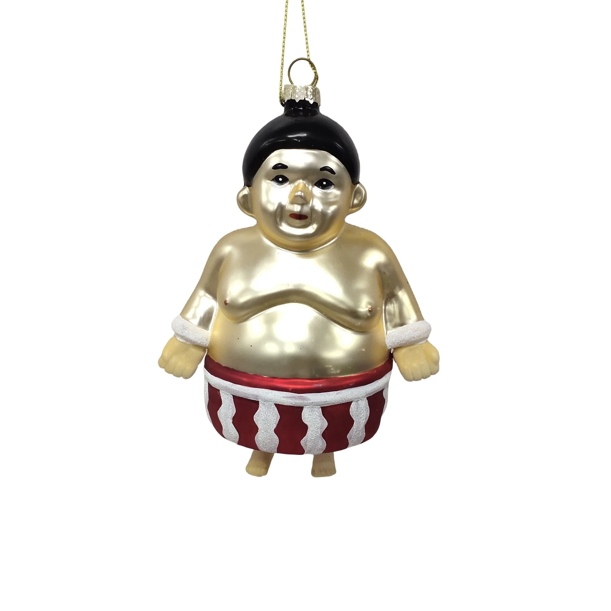 Factory wholesale custom christmas tree ornament japanese sumo wrestler pendant Japanese Kimono Doll Christmas Ornament