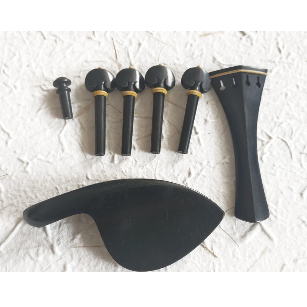 4/4 Violin Parts High Grade Jujube Wood Rosewood Ebony Violin Parts Pegs Fitting