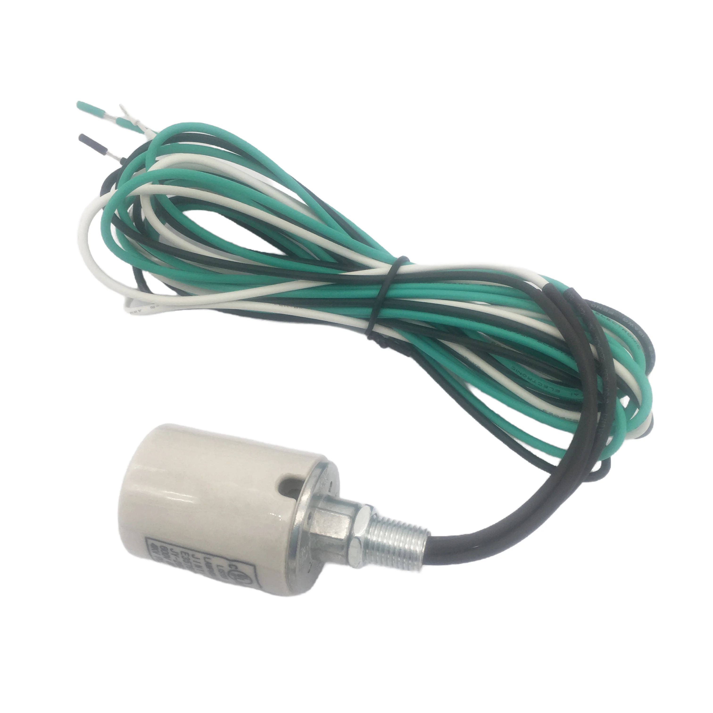 E26 E27 600V 660W 4kv Pulse High Voltage Ceramic Porcelain screw Lamp Holders with 6 feet Cord