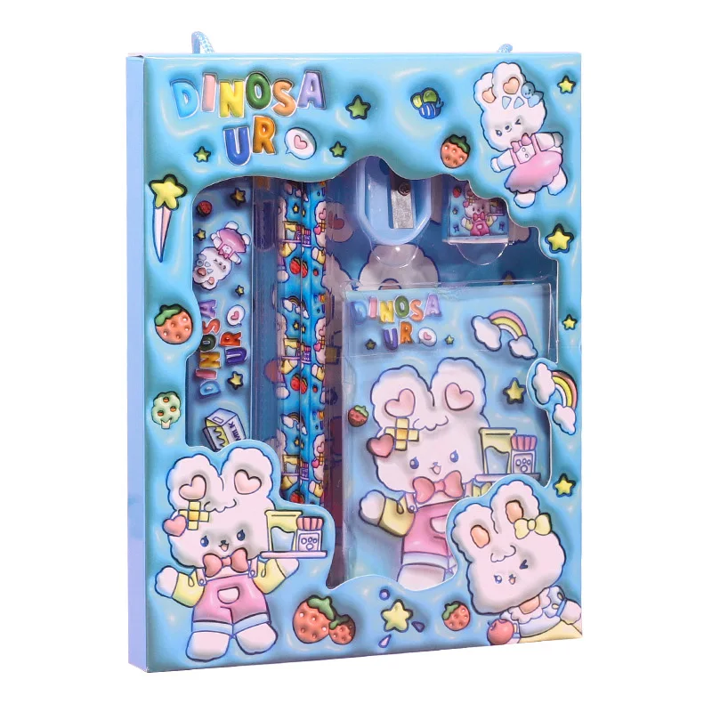 Оптовая цена от производителя набор канцелярских принадлежностей для детских карандашей многофункциональные креативные призы подарки школьников