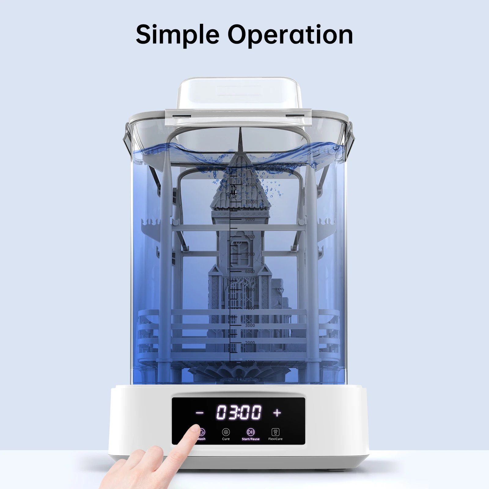 ANYCUBIC  SLA LCD 3D Printer Wash&Cure 2 in 1 Model Curing Washing Machine Wash&Cure 3.0 Plus