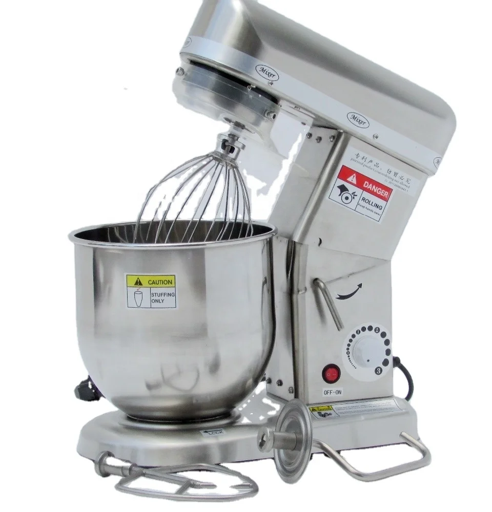 Commercial Bakery Heavy Duty Planetary Kitchen Dough Mixer Machine 10L Industrial Food Mixer Machine