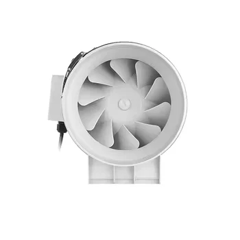 Full plastic in line duct fan ventilating fan strong power ventilation exhaust fan