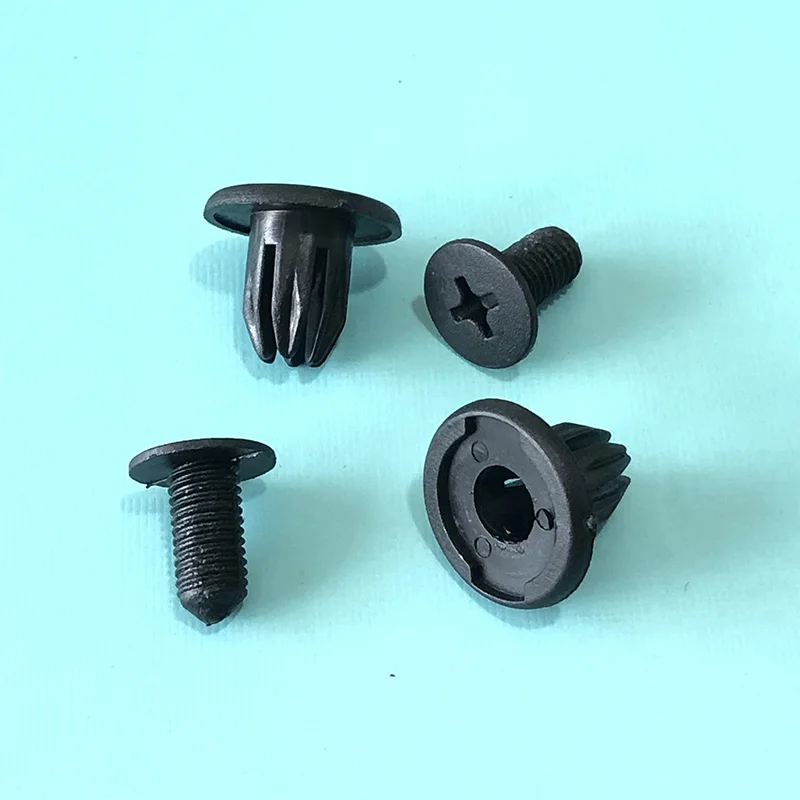 50Pcs 10mm Auto Bumper Fenders Fastener Clips Fit For Volkswagen Audi Hyundai Kia Toyota Honda Nissan Buick Ford Renault Peugeot