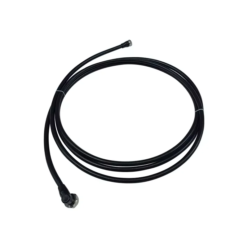 5 meters RF 1/2 superflexiable cable Jumper cable feeder cable with 4.3-10 male to DIN male right angled for telecommunication