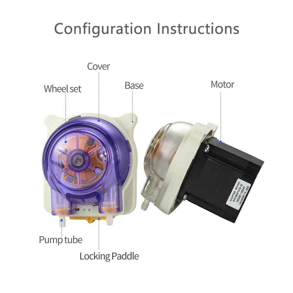 JIHPUMP Economical Coffee machine  Beverage Syrup Filling liquid dosing pump Peristaltic Pump 12V 24V cheap pumps prices