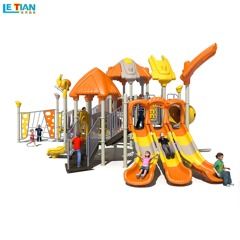 Slide for kids indoor playground equipment kindergarten children outdoor used playground plastic slide for sale