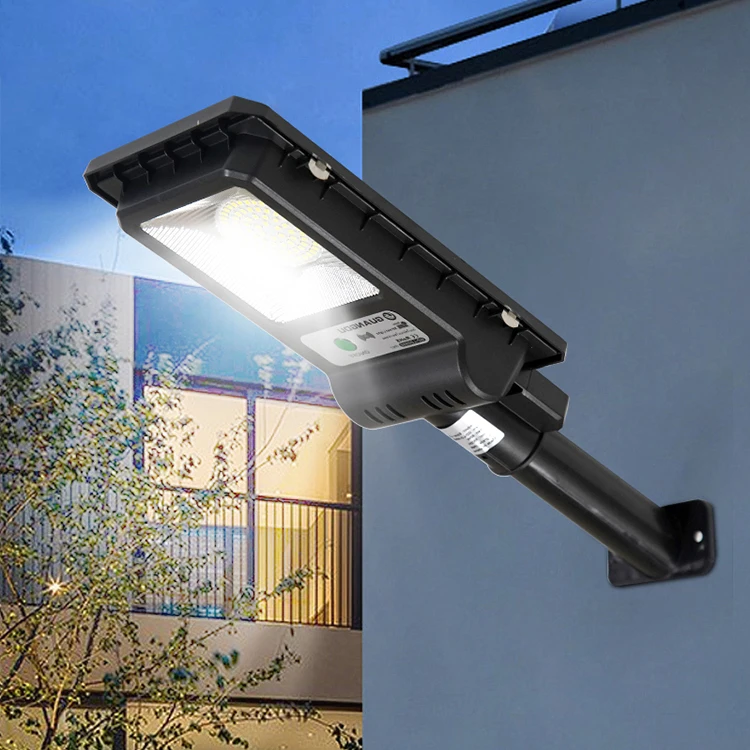 Ip65 Outdoor Street Lighting Waterproof Abs Smd 50w All in One Integrated Solar Led Road Light
