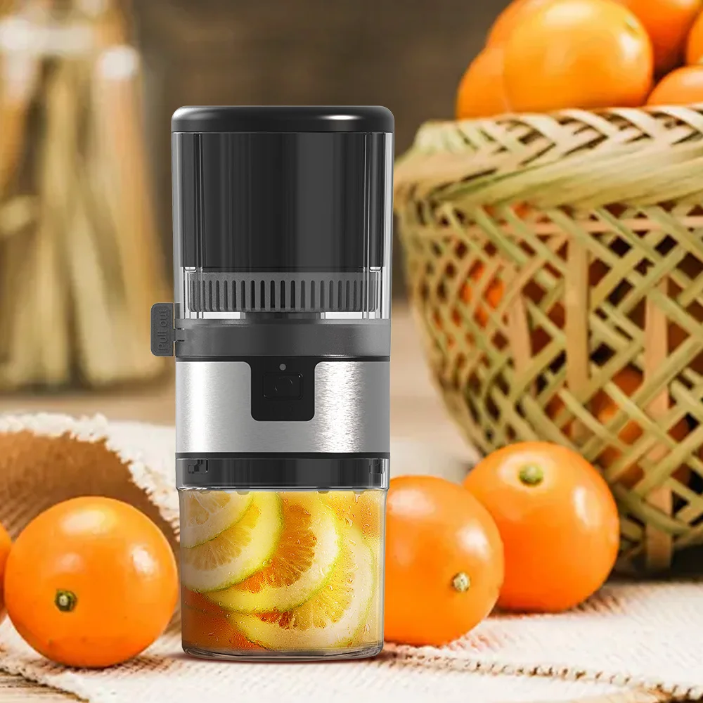 Small Kitchen Appliance Citrus Juicer, Cordless Fresh Fruits Vegetables Squeezer Mini Portable Juicer Extractor Machine