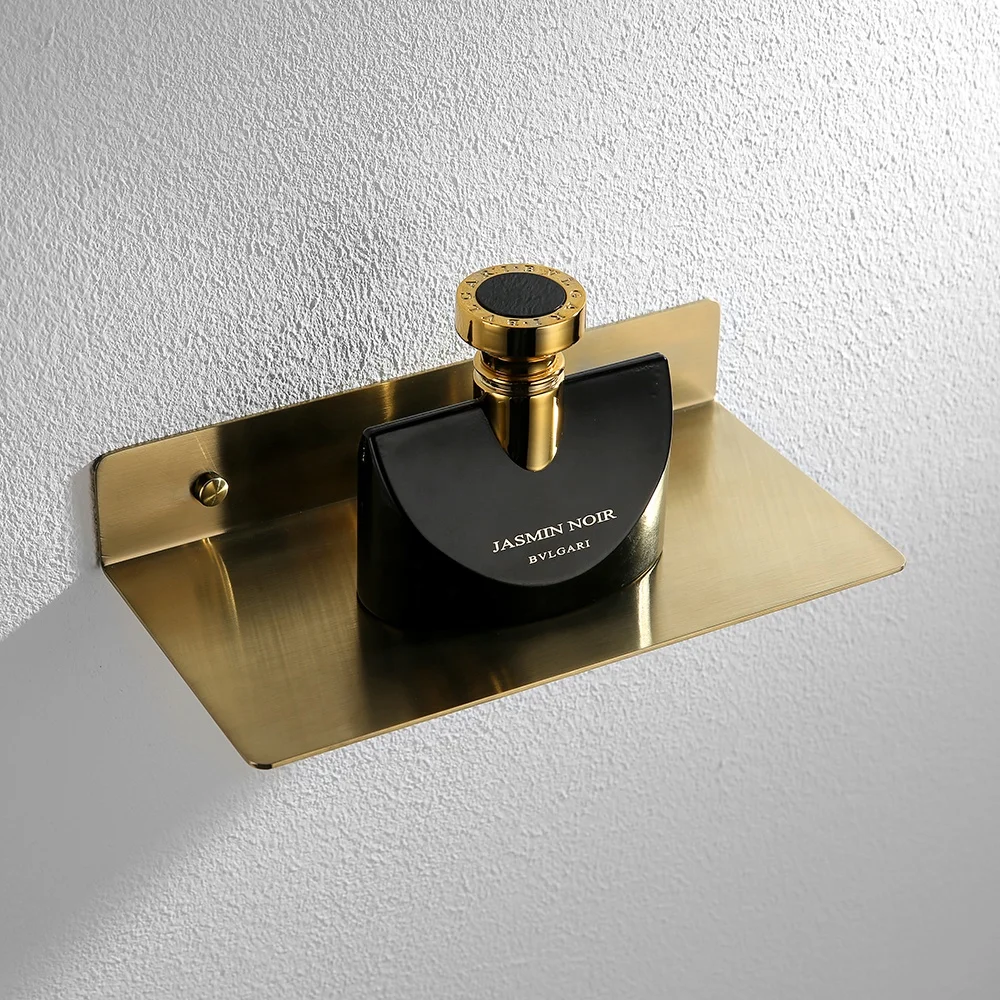 6.3 8.6 12.6 18.8 inch Luxury Bathroom Wall Mount Stainless Steel Shelf