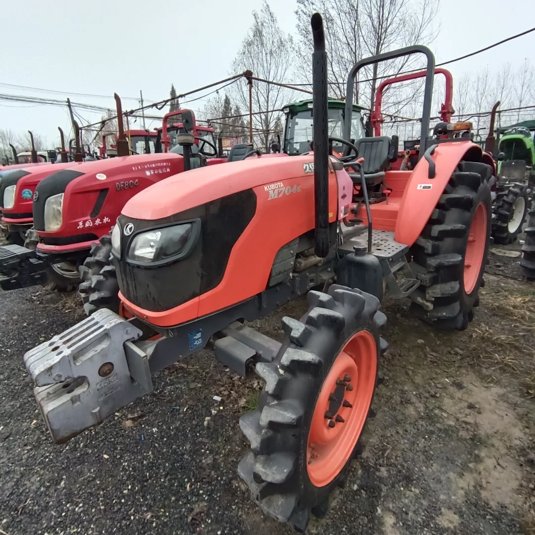 Kubota M704K Mini Farm Tractor with Front Loader and Backhoe Farm Tractor 70hp Kobuta Price