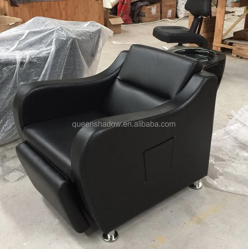 Новый набор мебели для салона, белая кровать для мытья салона, без сантехники, чаша для шампуня, парикмахерские кресла для шампуня