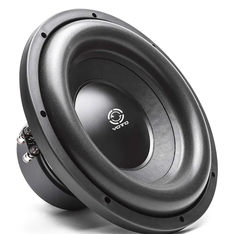 YOTO PRO-DE12C600 High Quality 1200 Watt 156mm Magnet Dual 4 Ohm Subwoofer 12 Inch Audibahn