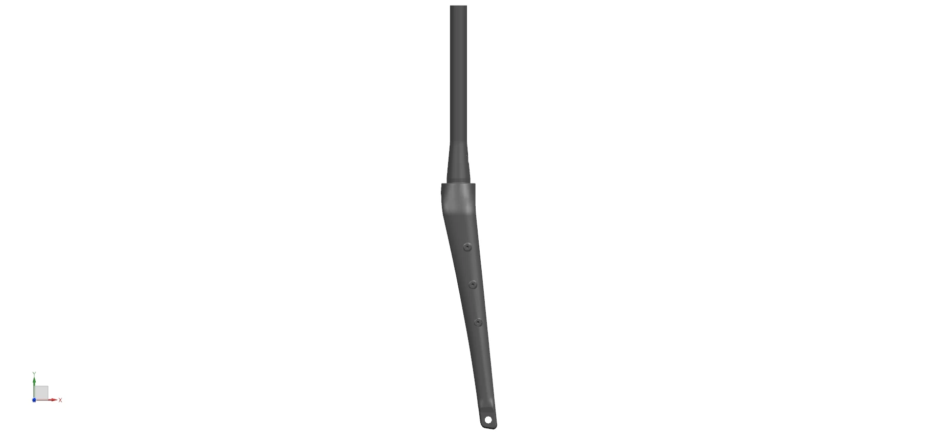 Hot Selling Products 700*40C Thru Axle 100*12Mm Disc Brake Gravel Bike Bicycle Carbon Fiber Front Fork