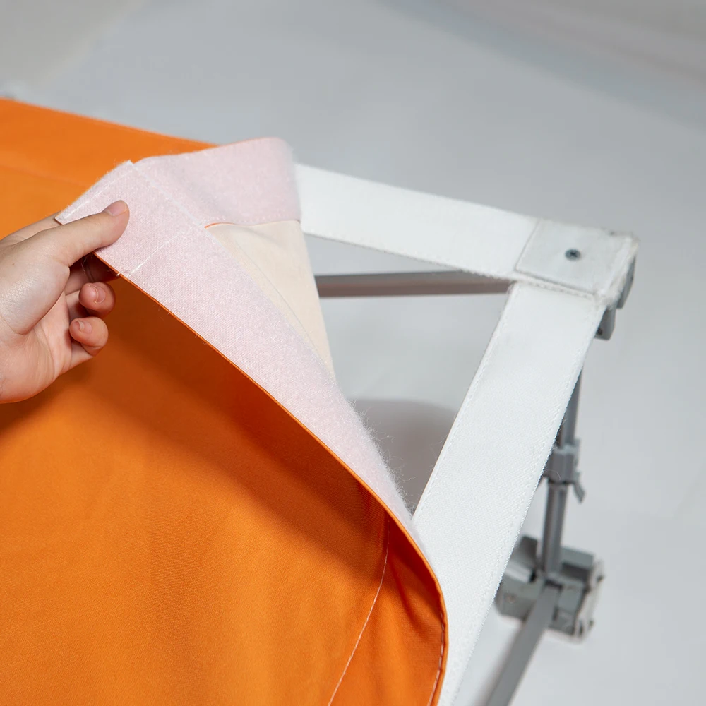 Straight custom media wall Aluminium pop up store display stretch banner stand tension fabric displays for event