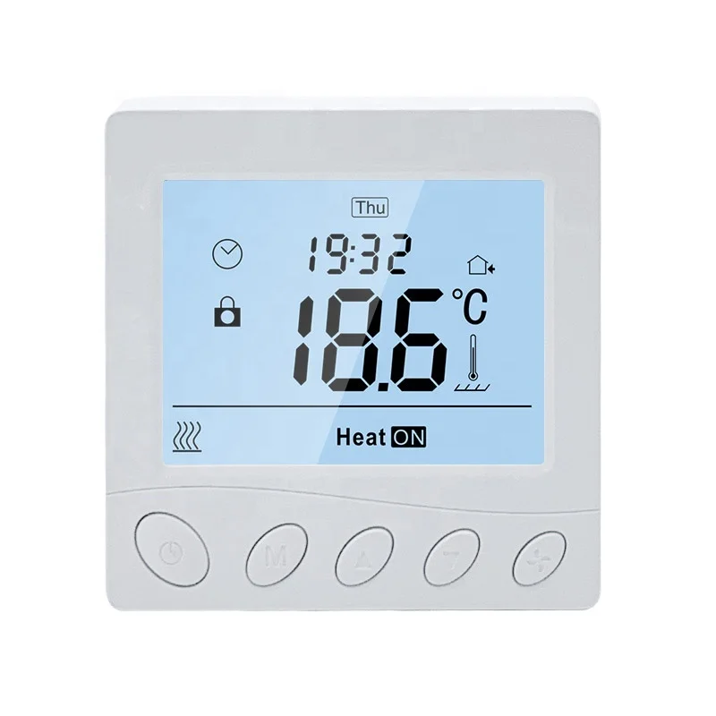 OEM Wholesale Wifi Tuya Thermostat For Korea PTC Graphene Electric Warm Floor  Carbon Heating Film System Under Carpet Foil Mat