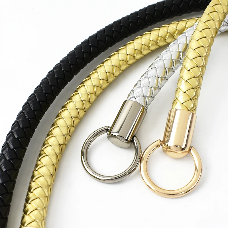 Meetee XP057 25/40/50cm DIY PU Luggage Handle Other Handbag Accessories Women Wallet Replacement Hand-Woven Leather Bag Handles