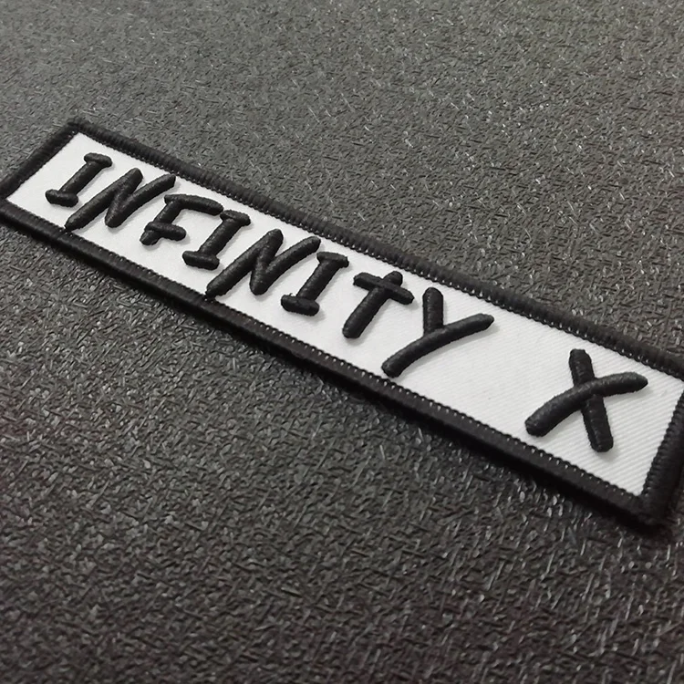 
Woven Main Label Designs Custom Clothing Embroidery Iron On Star Patches 