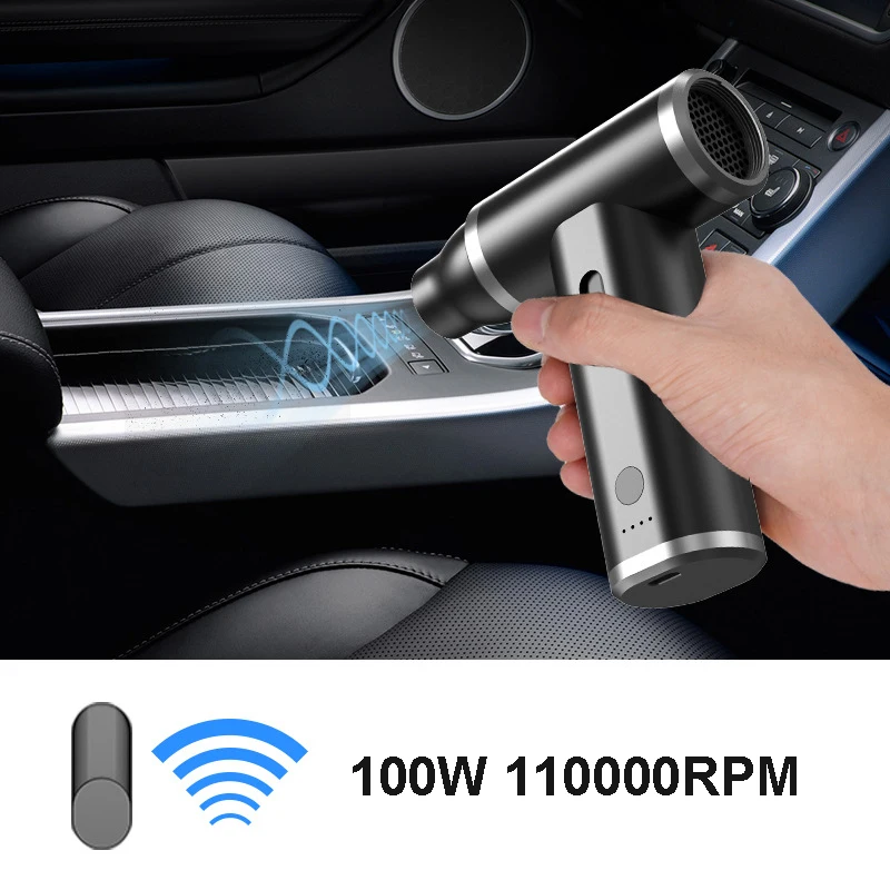 Air Keyboard Cleaner Compressed Sprayd Air Duster for Computers 6000mah Rechargeable Blower Cleaning Cordless Air Duster