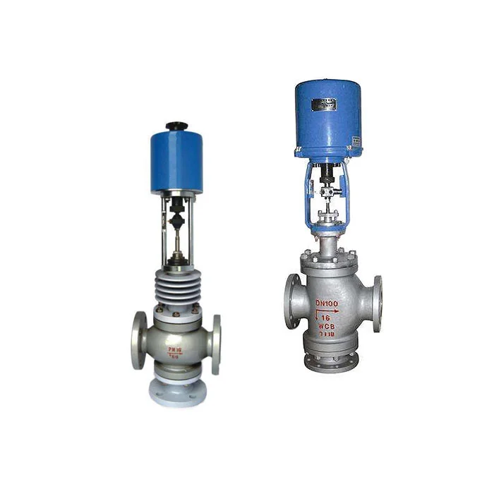 ZDLX/Q Split-flow or interflow electric water air steam three way regulating control valve
