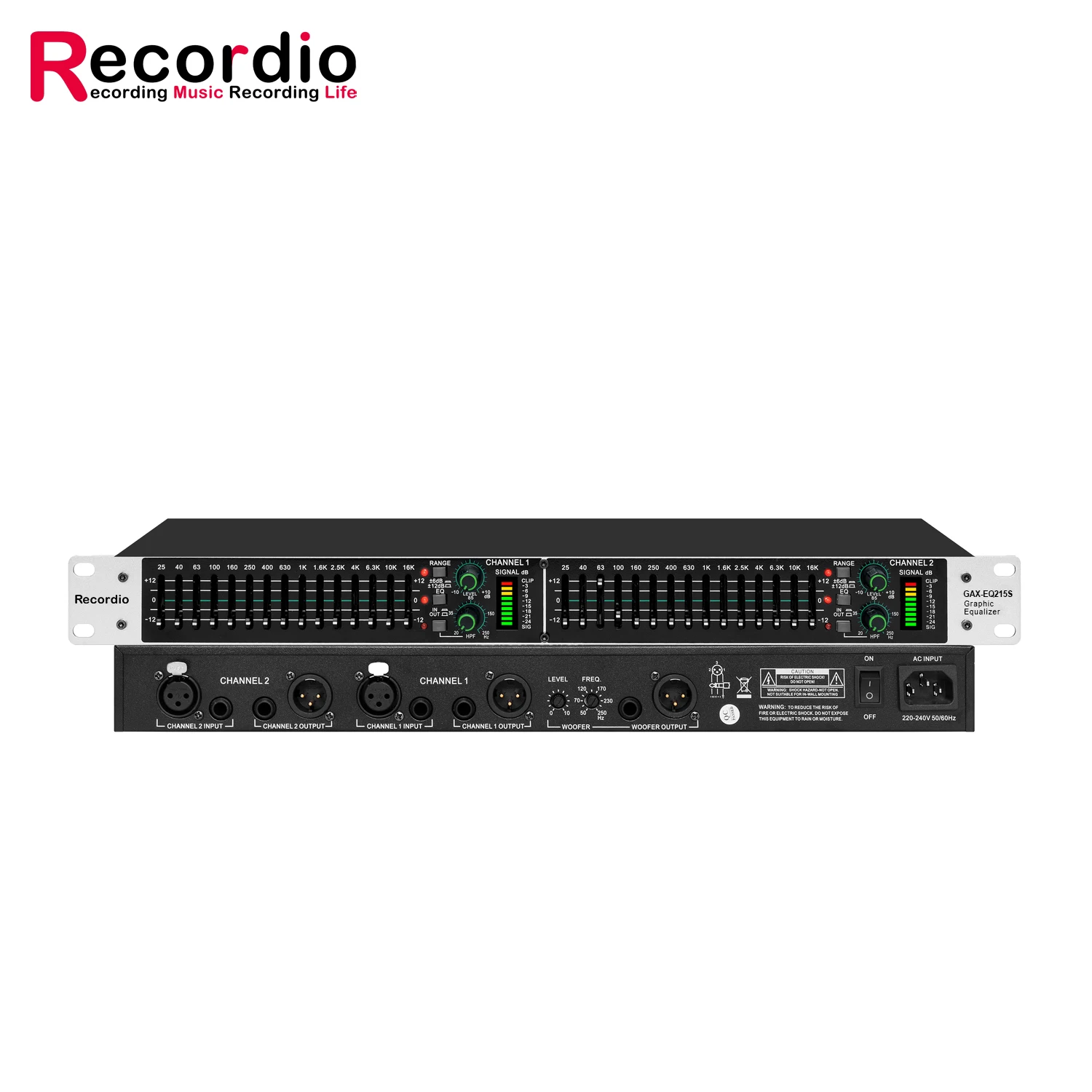 EQ 15 Band Professional Graphic Equalizer