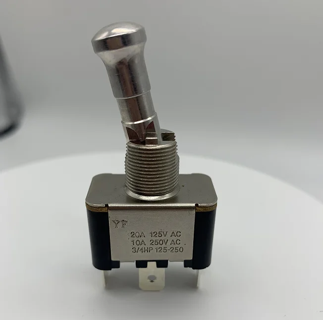 KN3(A) 102 20A 125VAC 15A 250VAC Single Pole Double Throw  LOCK  Toggle Switches