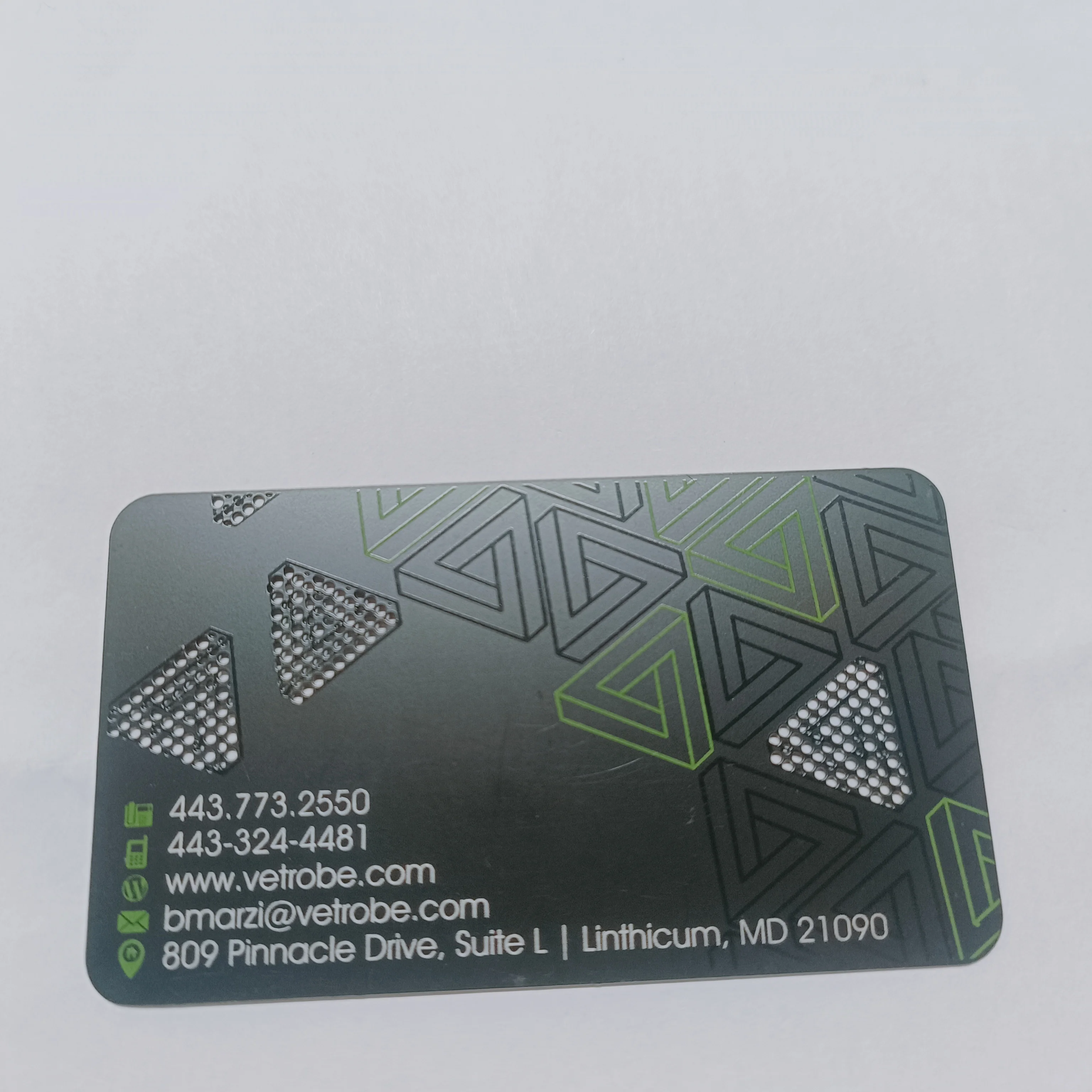 Custom NFC business cards metal business card with NFC chip aluminum NFC card
