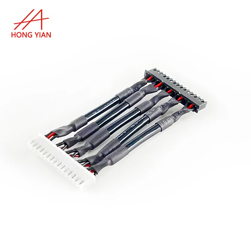 Assembly Cable Terminal Wire 2 3 4 5 6 7 8 10 Pins Black Complete  Wire Harness Connector