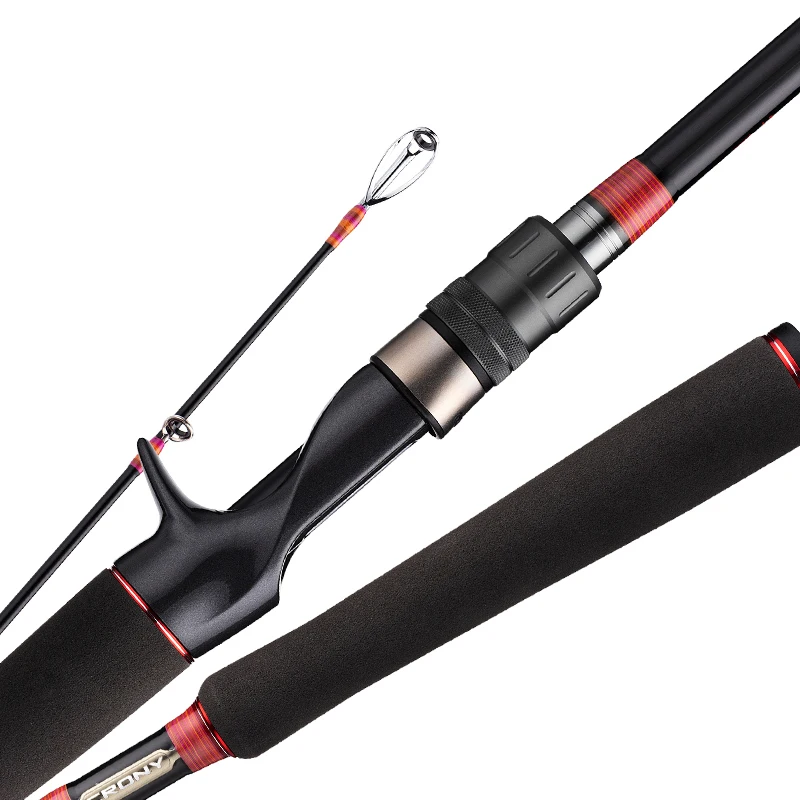 CRONY High Modulus Carbon Spinning Rod 2.21m 2 Sections Spinning Rod For Fishing