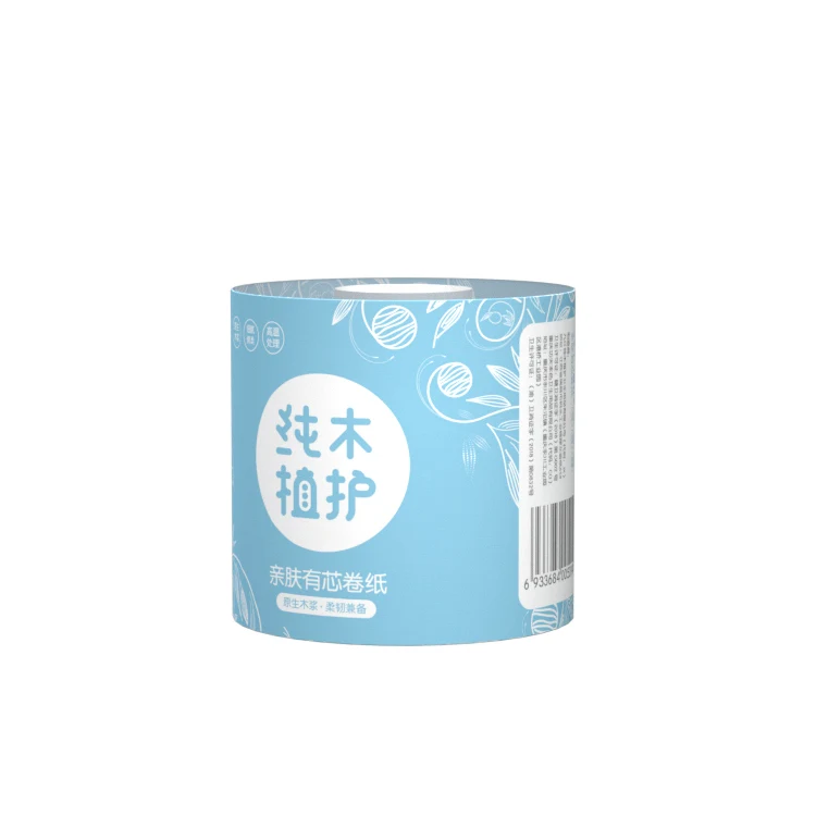 China Manufacturer Supply Cheap Price Finely Processed Hygienic White Toilet Paper Roll