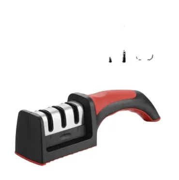 Wooden Grained Knife Sharpener Wood Painted Sharpener Silver Kitchen Metal Customized Select Steel Silkscreen Stainless Logo Eco