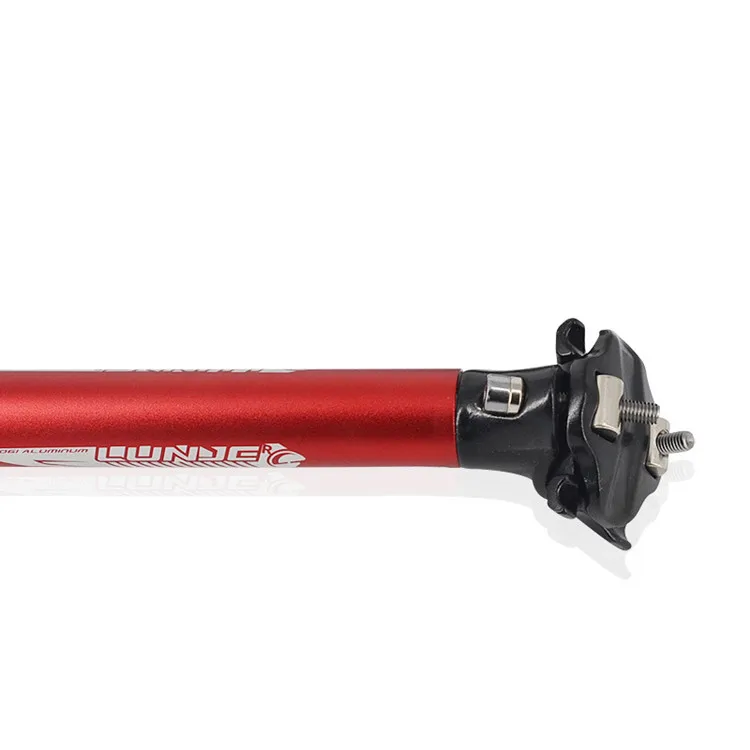 Wholesale high quality 6061 aluminum customize size logo 300/350/400/450mm dropper suspension 25.4/27.2/28.6/30.4 bike seatpost