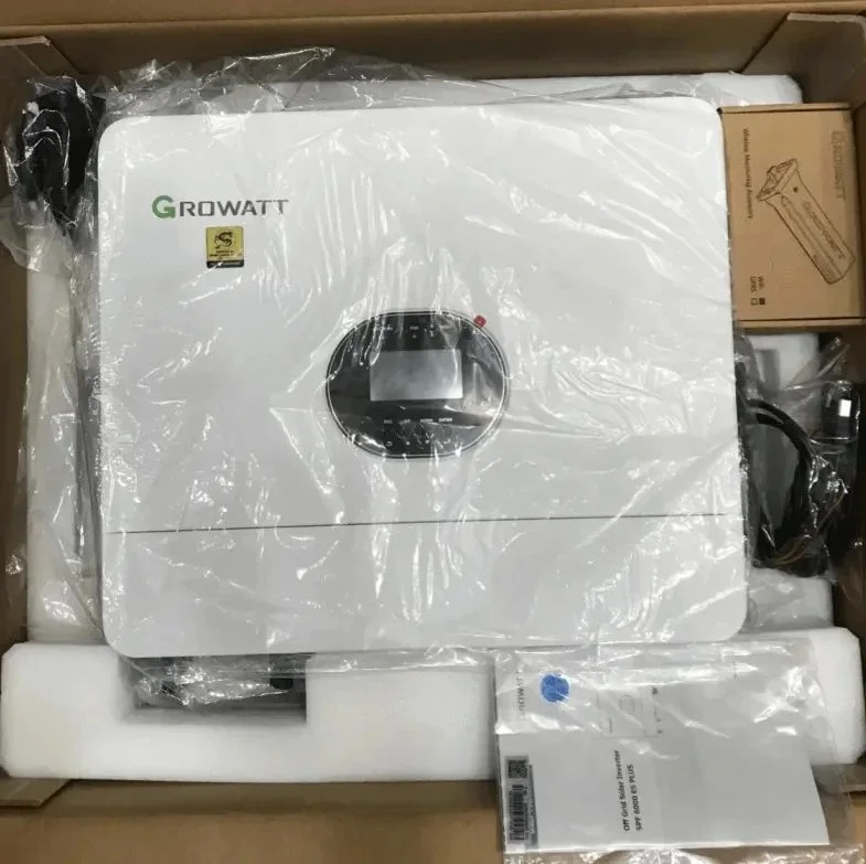 Growatt PV система SPF 6000 ES плюс 6 кВт солнечный инвертор 48 В для хранения энергии проекта