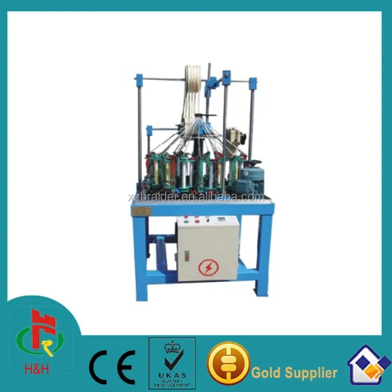 Factory Wholesale Strong Stretch Elastic Bungee Cord Braided Round Rubber Elastic Rope Braiding Machine