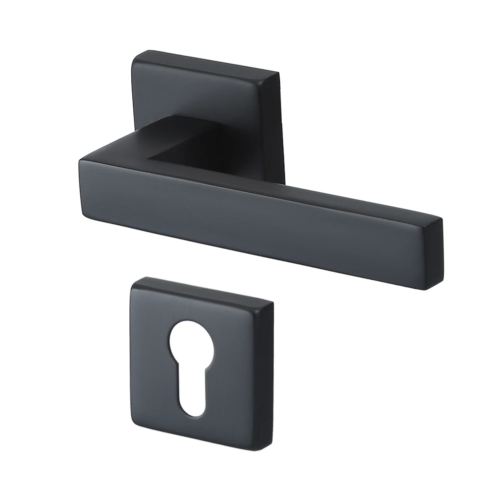 Factory Direct Sale Modern Stainless Steel Window Lever Bedroom Handle Door Locks And Handles  With Lock Interior Doors